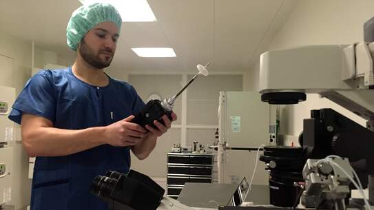 Qualitätskontrolle des Reinraumlabors